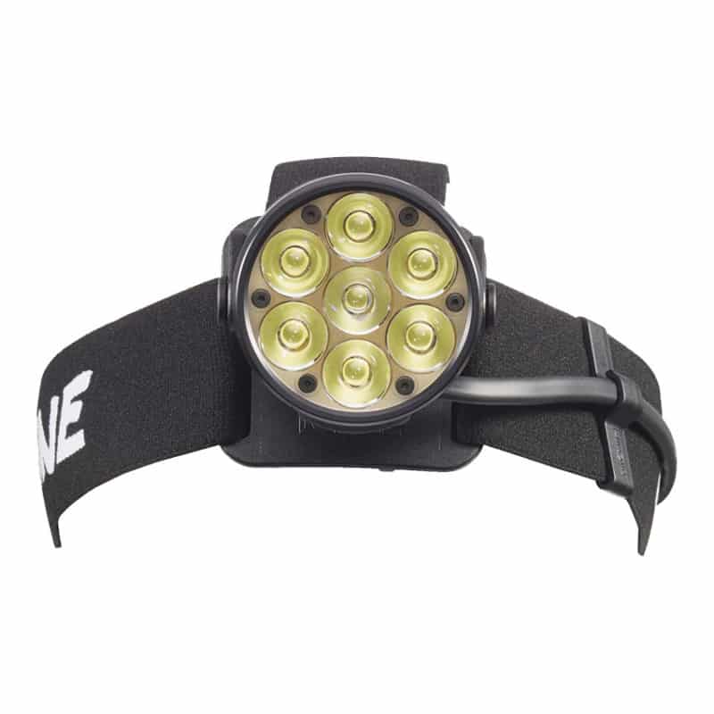 Les LED du bloc d'éclairage de la lampe frontale Lupine RX14